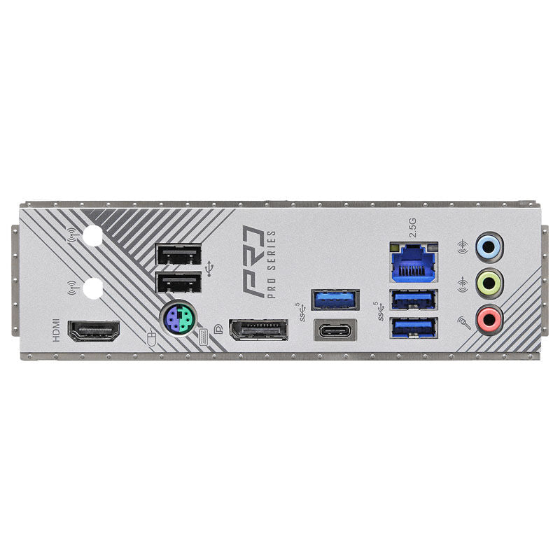 Montert ASRock B760M Pro RS hovedkort Micro-ATX DDR5 i PC-kabinett