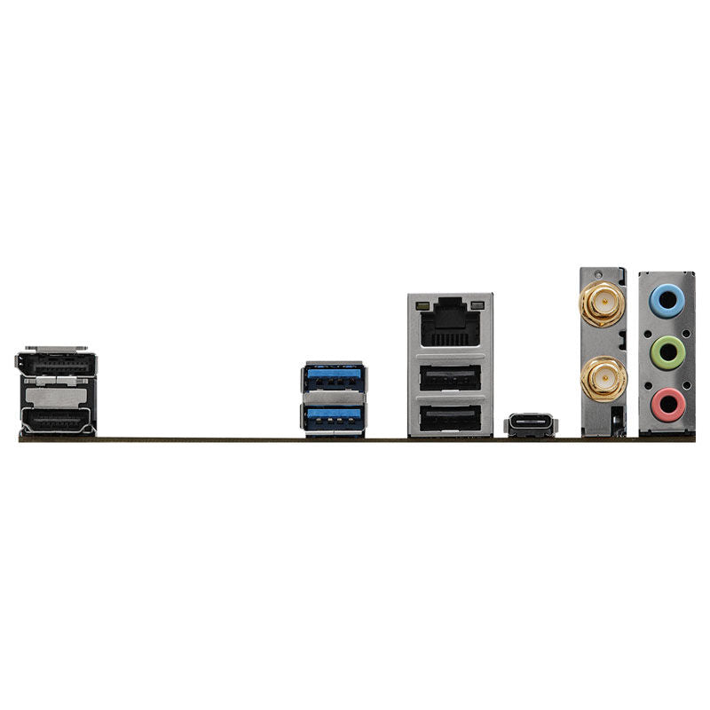 Montert ASRock B760M-ITX/D4 WiFi hovedkort i PC-kabinett