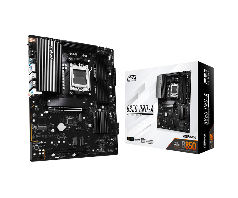 ASRock B850 Pro-A hovedkort forfra