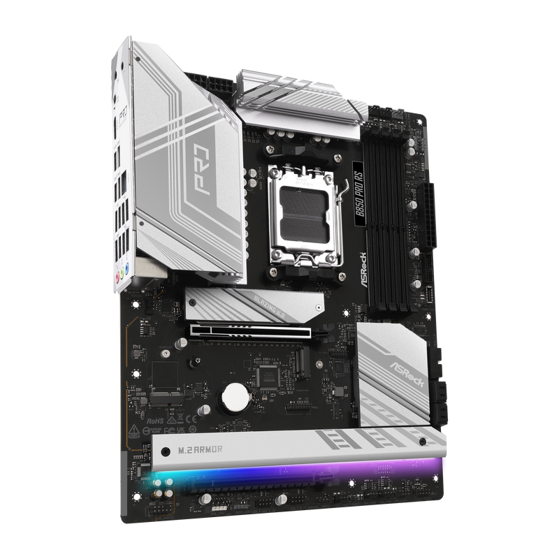 ASRock B850 Pro RS hovedkort bakside