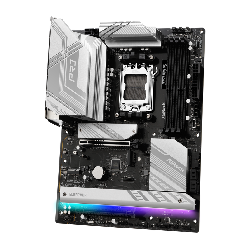Detaljbilde av ASRock B850 Pro RS hovedkort