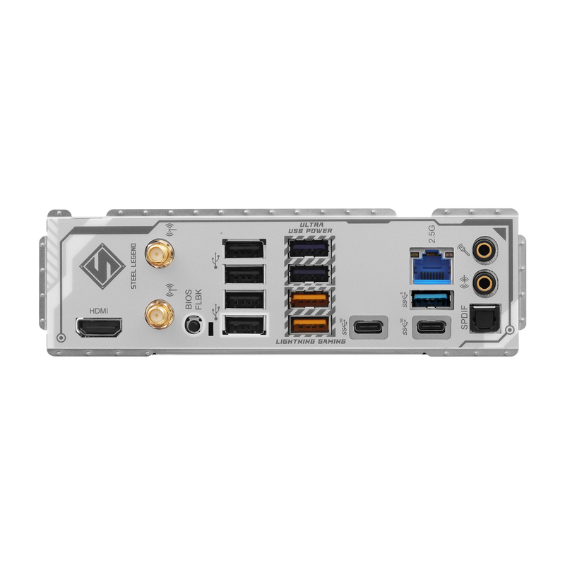 ASRock B850 Steel Legend WiFi hovedkort med RGB-belysning