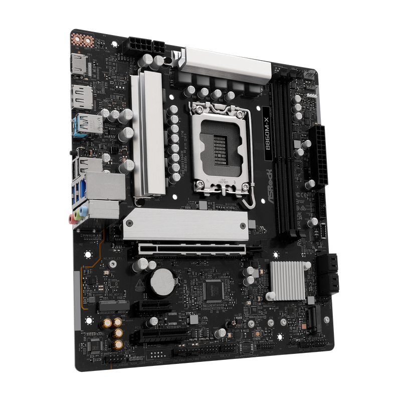 Detaljbilde av ASRock B860M-X hovedkort