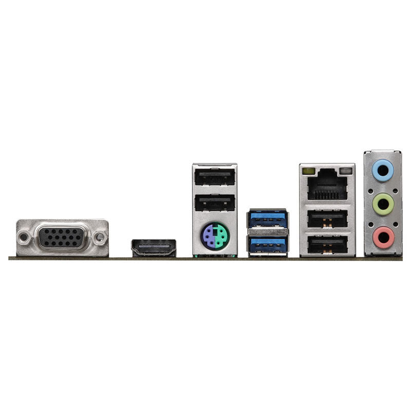 Montert ASRock H610M-HVS/M.2 R2.0 hovedkort i PC-kabinett