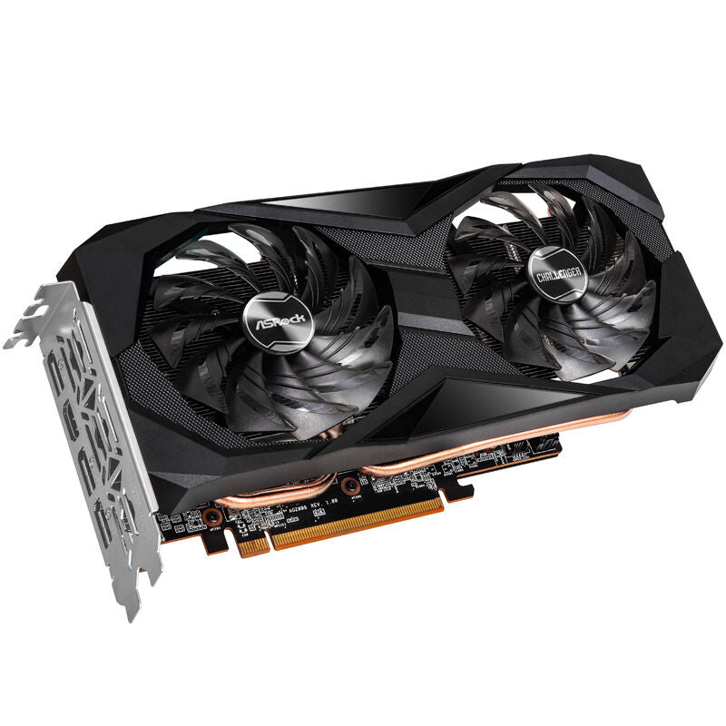 ASRock Radeon RX 7600 Challenger 8GO grafikkort bakside