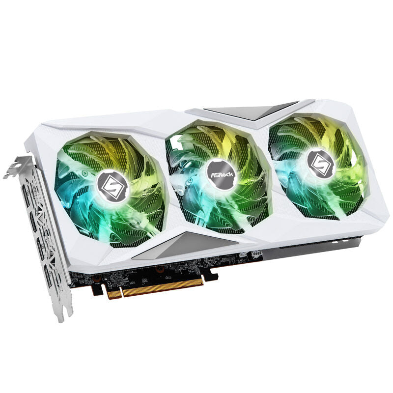 ASRock Radeon RX 7600 Steel Legend 8GO grafikkort bakside
