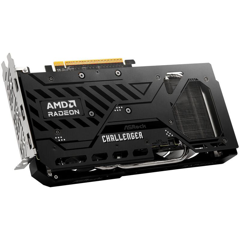 Sideprofil av ASRock Radeon RX 9060 XT CL grafikkort