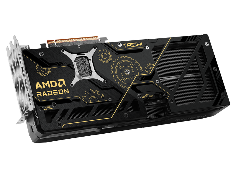 Kjølevifter i gang på ASRock Radeon RX 9070 XT Taichi OC