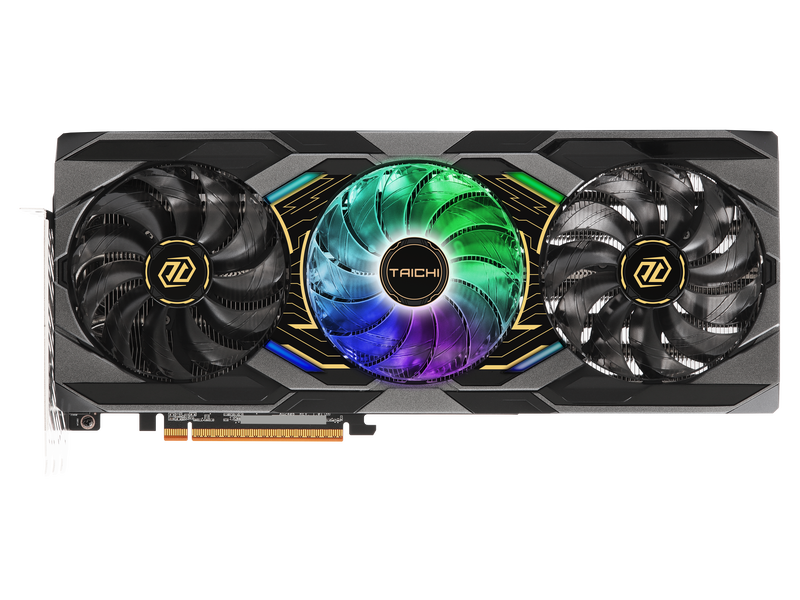 ASRock Radeon RX 9070 XT Taichi OC montert i PC
