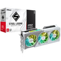 ASRock RX 9060 XT SL grafikkort 16 GB GDDR6 hvit forfra