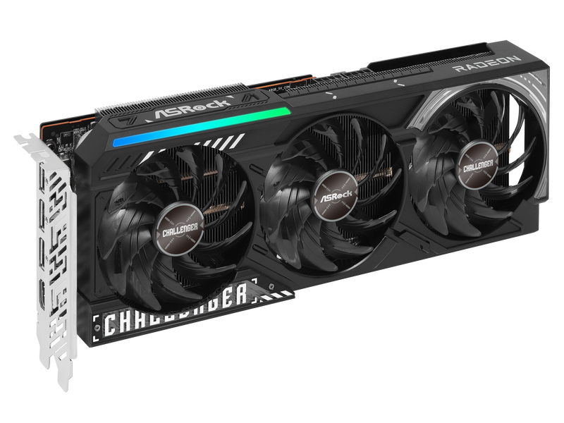 ASRock RX 9070 Challenger bakside