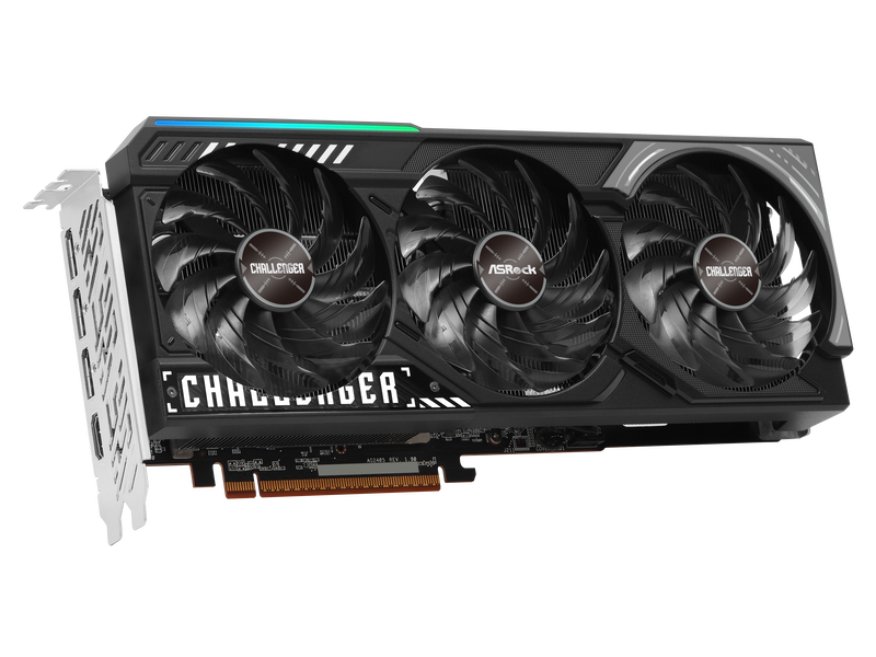 Montert ASRock RX 9070 Challenger i gaming-PC
