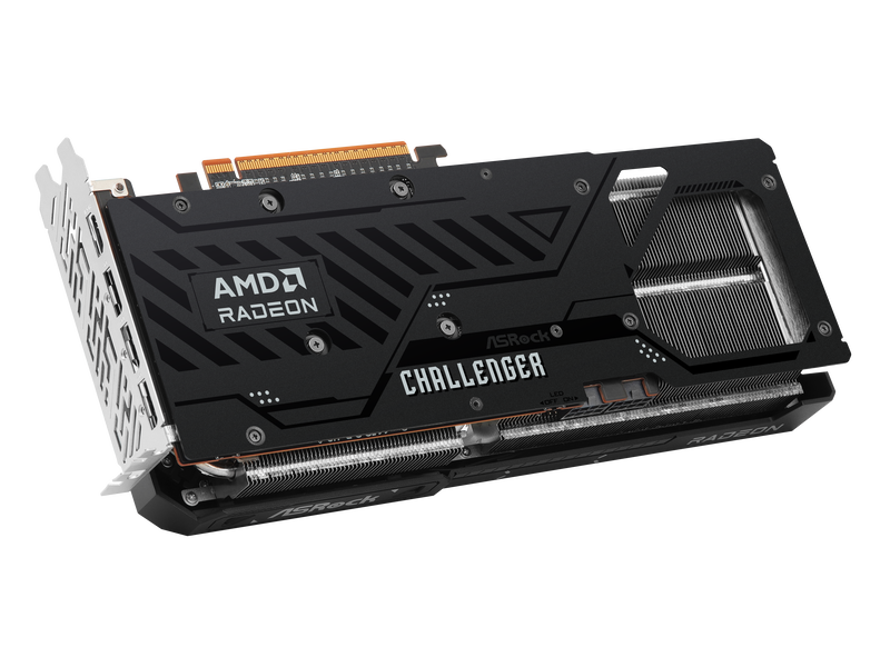 ASRock RX 9070 Challenger grafikkort med vifter
