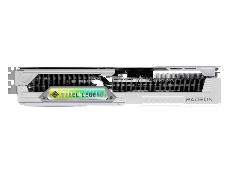 ASRock RX 9070 Steel Legend OC grafikkort sideprofil