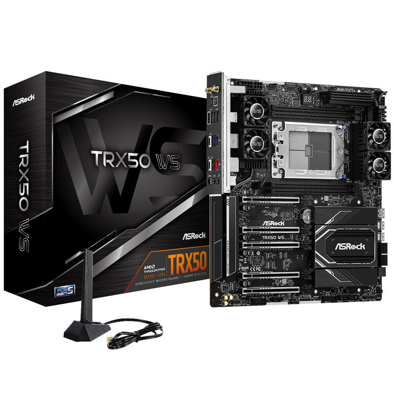 ASRock TRX50 WS hovedkort forfra