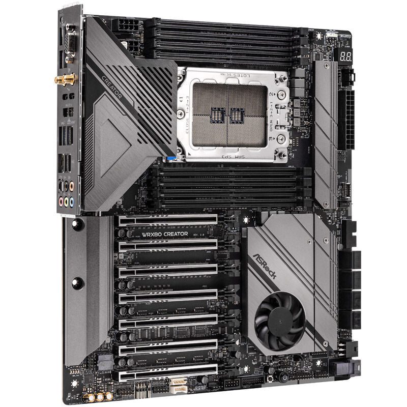 ASRock WRX80 Creator R2.0 hovedkort bakside
