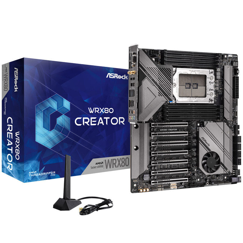 ASRock WRX80 Creator R2.0 hovedkort forfra