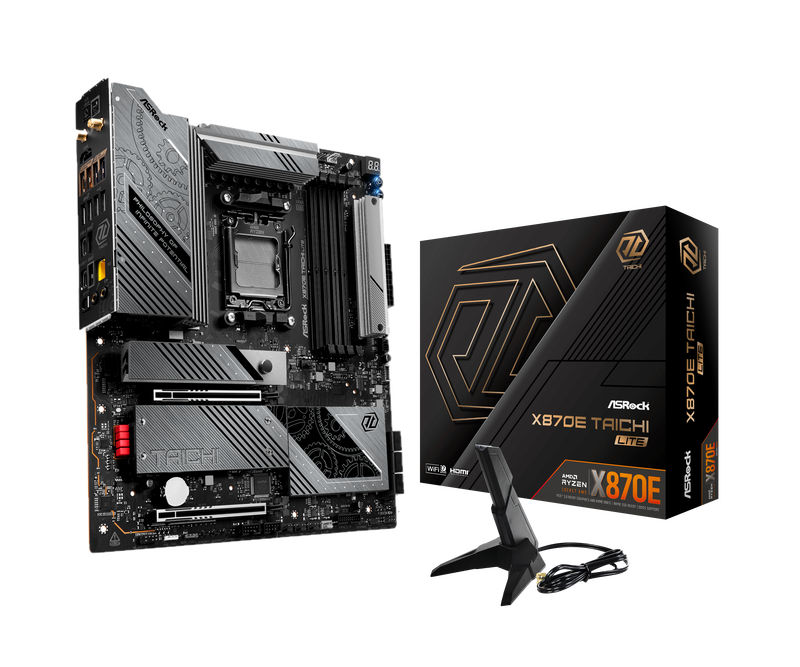 ASRock X870E Taichi Lite hovedkort forfra