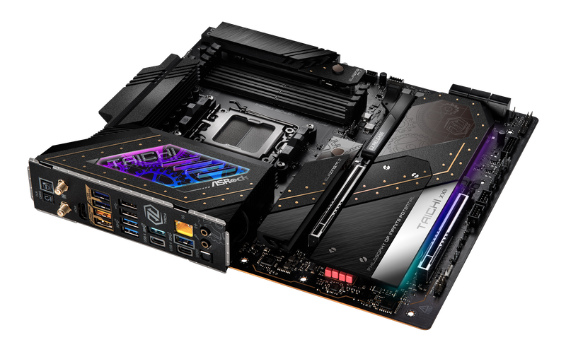 RGB-belysning på ASRock X870E Taichi hovedkort aktivert