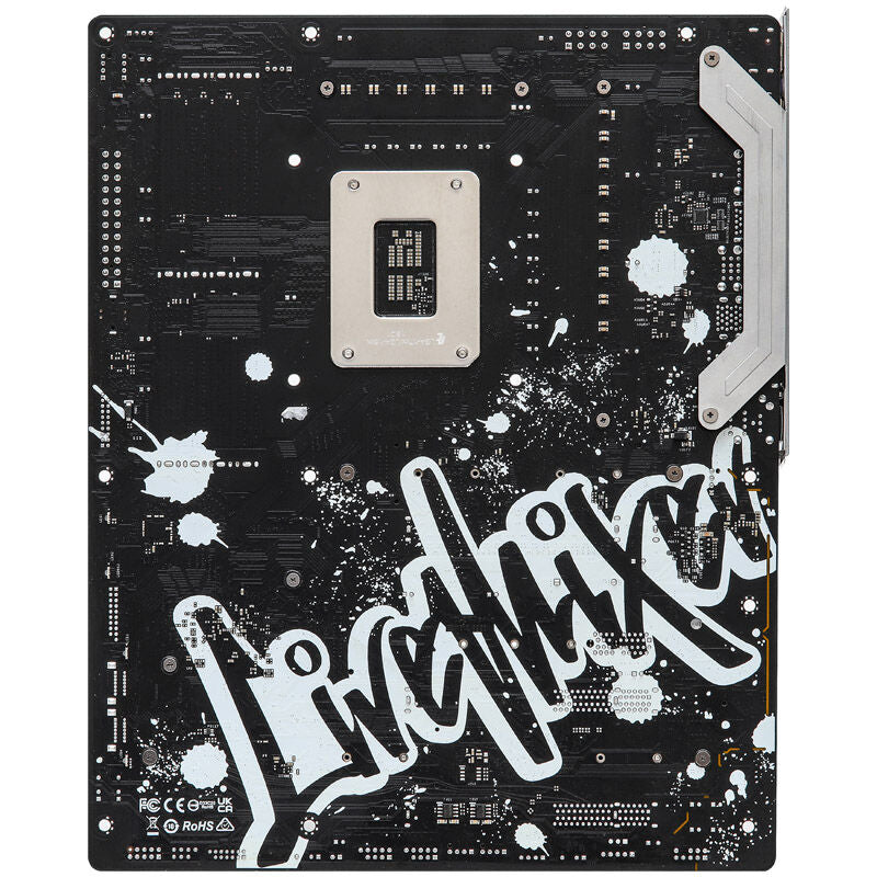Oversikt over kjølesystem og VRM på ASRock Z790 LiveMixer hovedkort
