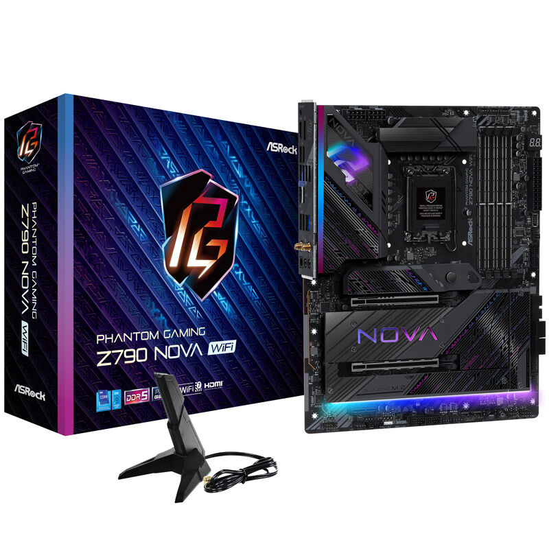ASRock Z790 Nova WiFi hovedkort forfra
