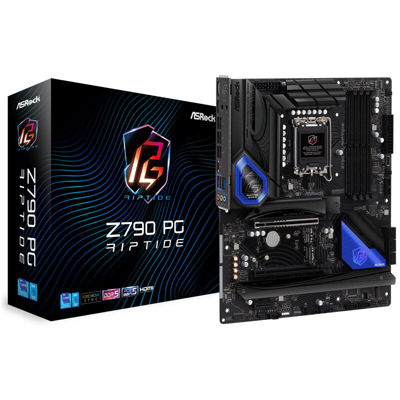 ASRock Z790 PG Riptide hovedkort forfra