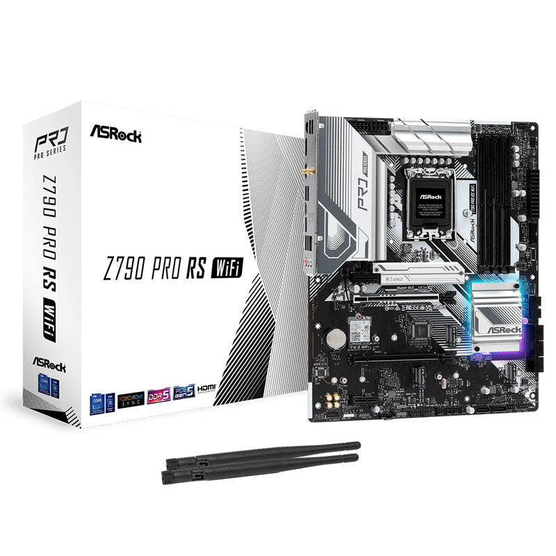 ASRock Z790 Pro RS WiFi hovedkort forfra