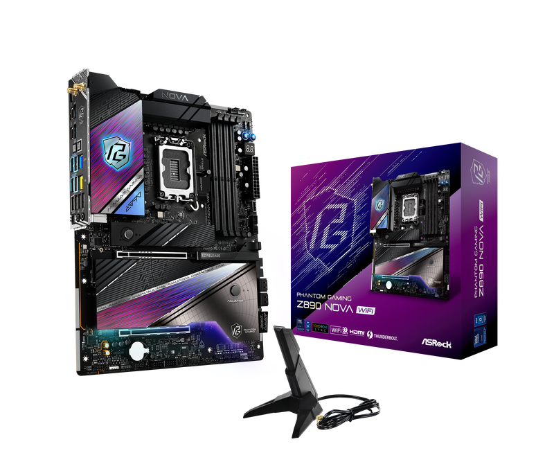 ASRock Z890 Nova WiFi hovedkort forfra