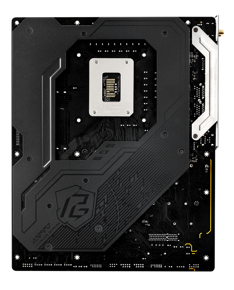 Sideprofil av ASRock Z890 Nova WiFi hovedkort