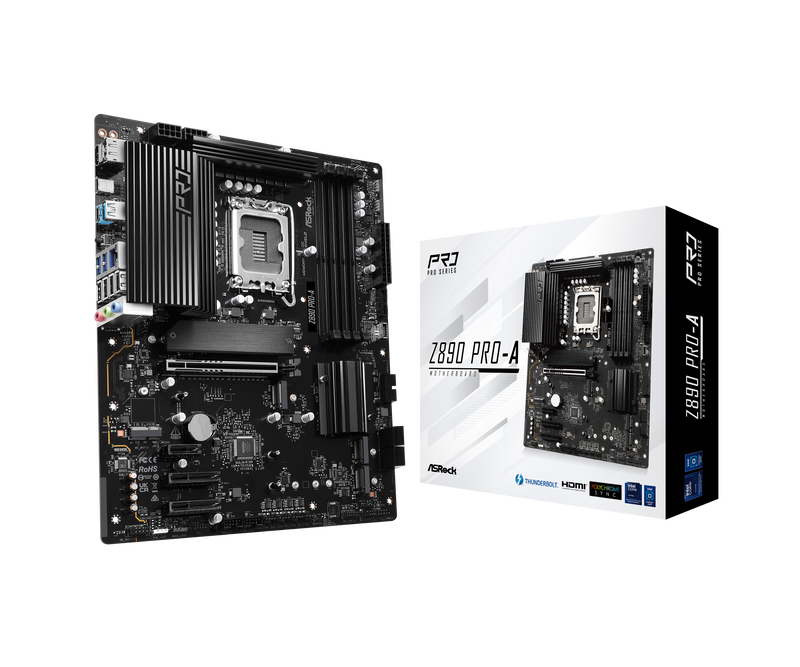 ASRock Z890 PRO-A hovedkort forfra