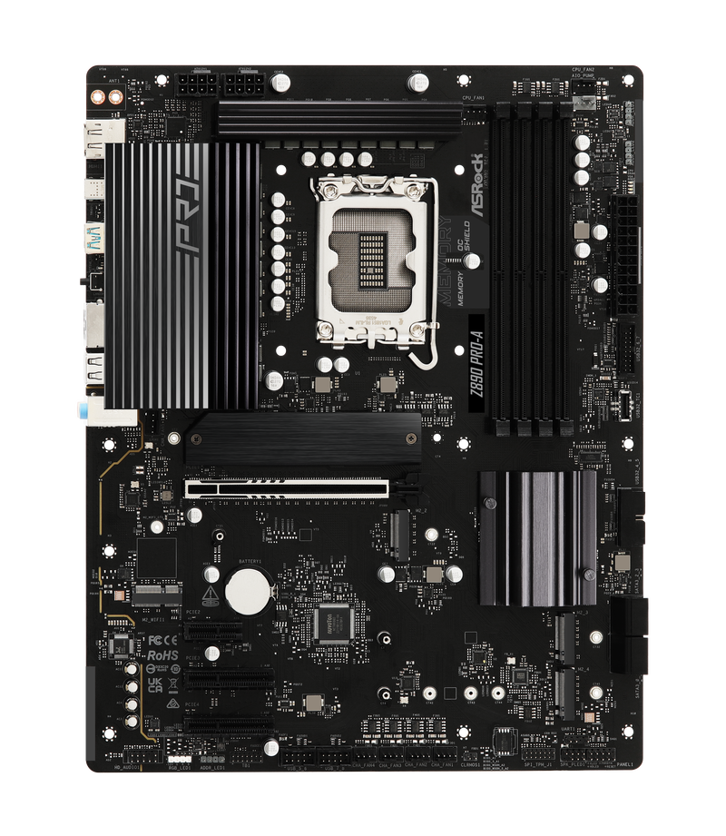 Detalj av PCIe 5.0 spor på ASRock Z890 PRO-A