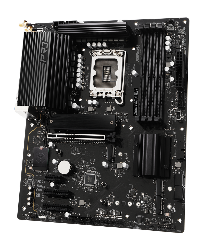 Detaljbilde av ASRock Z890 Pro-A WiFi hovedkort
