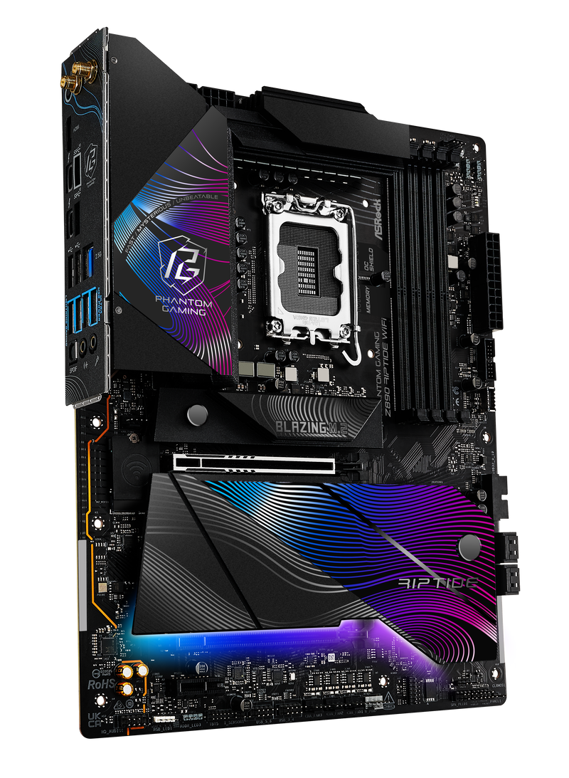 ASRock Z890 Riptide WiFi hovedkort bakside