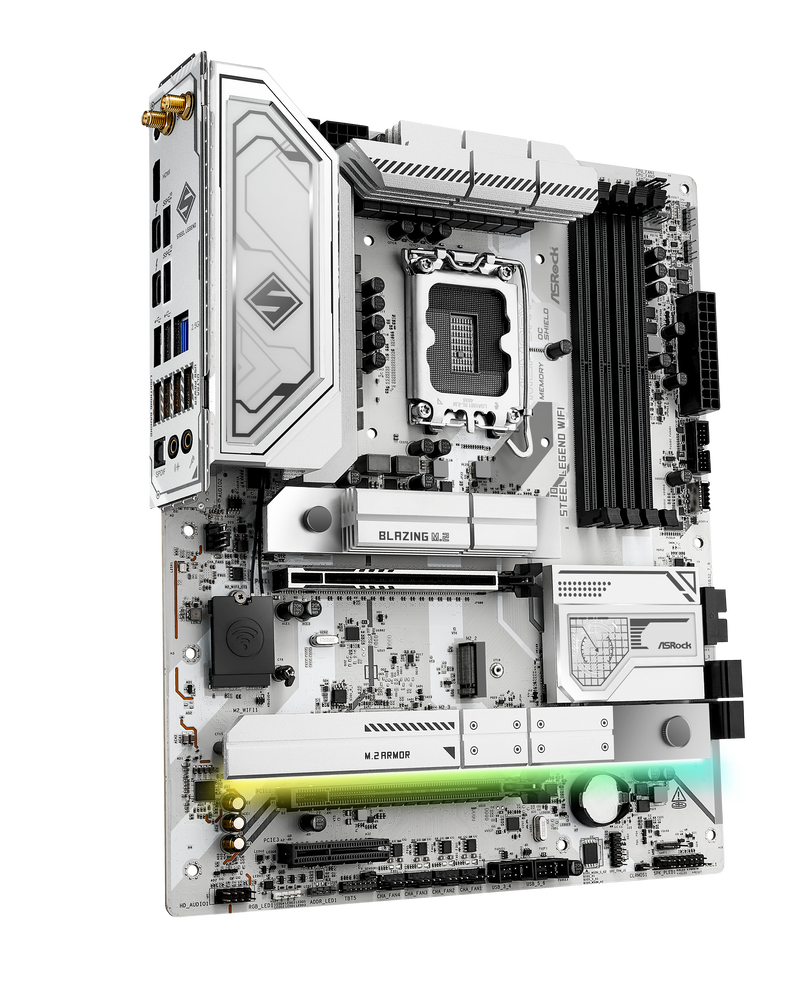 ASRock Z890 Steel Legend WiFi hovedkort bakside