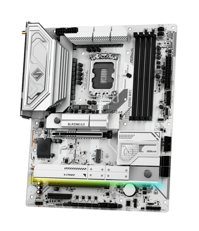 Detaljbilde av ASRock Z890 Steel Legend WiFi hovedkort