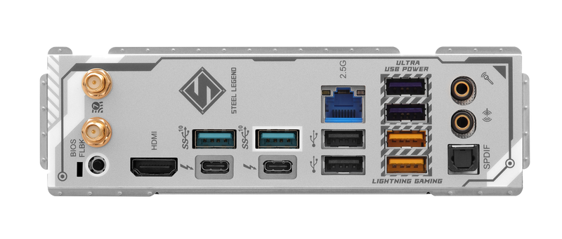 ASRock Z890 Steel Legend WiFi hovedkort med RGB-belysning