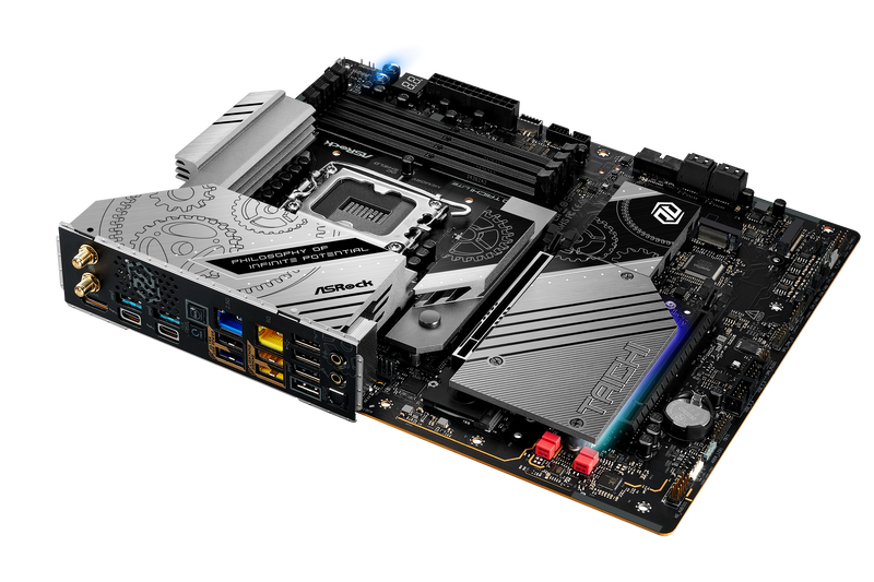 Oversikt over ASRock Z890 Taichi Lite hovedkortet