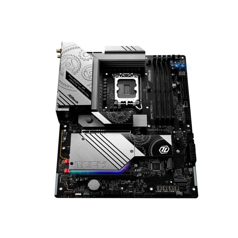 ASRock Z890 Taichi Lite hovedkort RGB-belysning