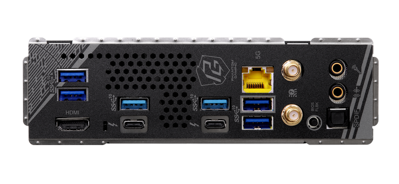 ASRock Z890I Nova WiFi hovedkort RGB lysdetalj