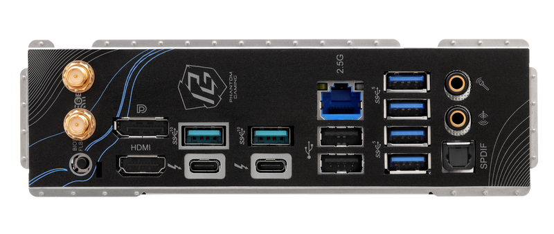 ASRock Z890M Riptide WiFi USB-porter