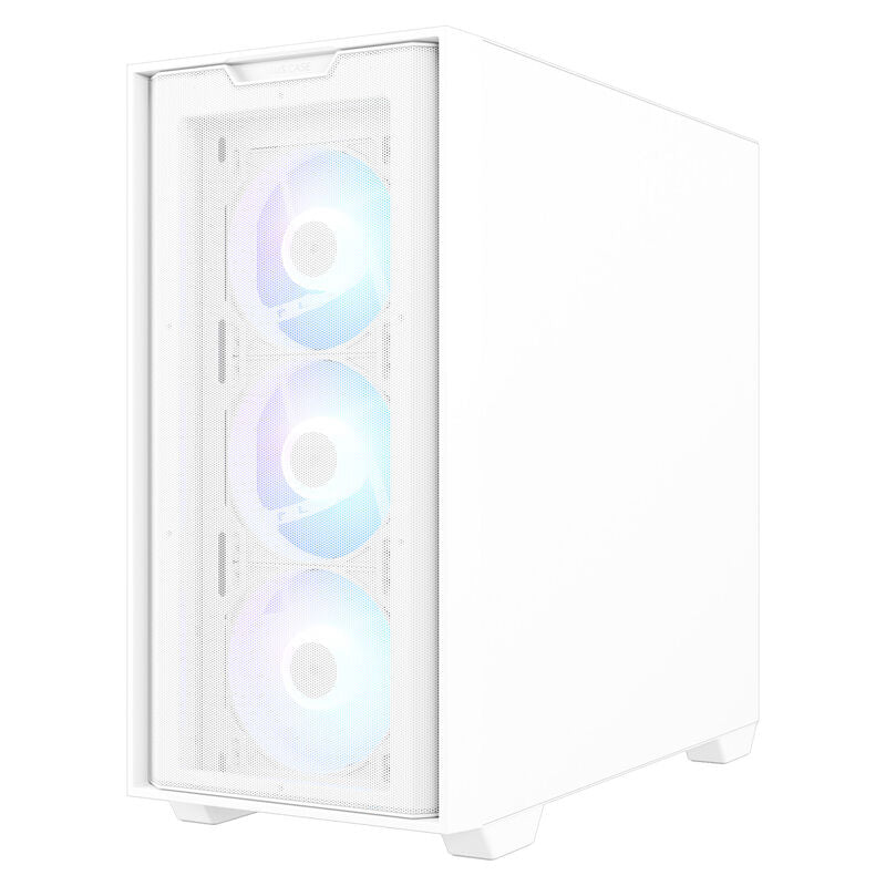 Detalj av ASUS A21 PLUS kabinett RGB-belysning