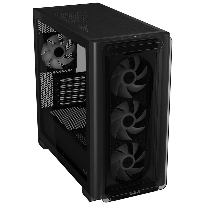 ASUS A23 PLUS kabinett minitårn Micro-ATX RGB herdet glass svart bakside