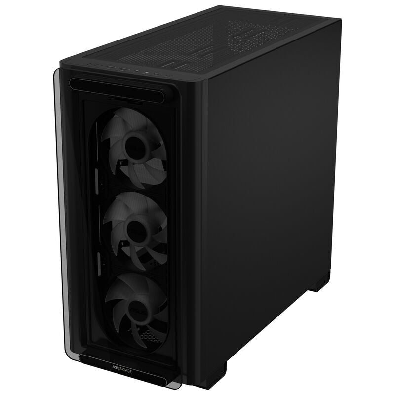 ASUS A23 PLUS kabinett minitårn Micro-ATX RGB herdet glass svart montert