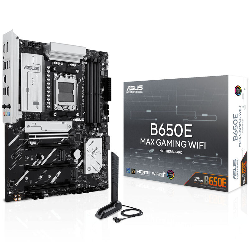 ASUS B650E Max Gaming WiFi hovedkort forfra