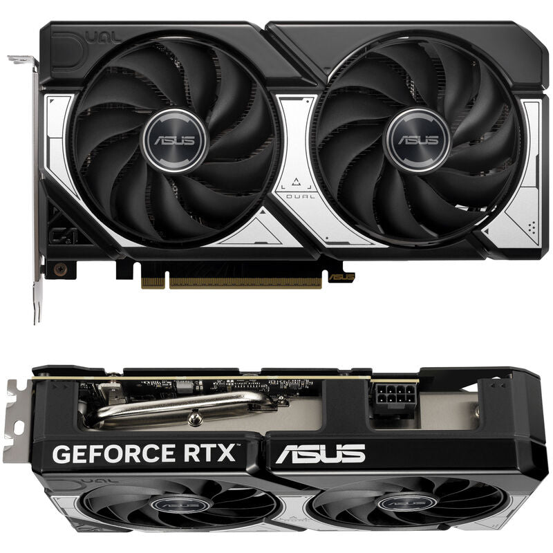 Detaljbilde av ASUS Dual GeForce RTX 5060 Ti OC grafikkort vifte