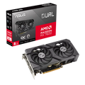 ASUS Dual Radeon RX 7600 EVO OC grafikkort forfra
