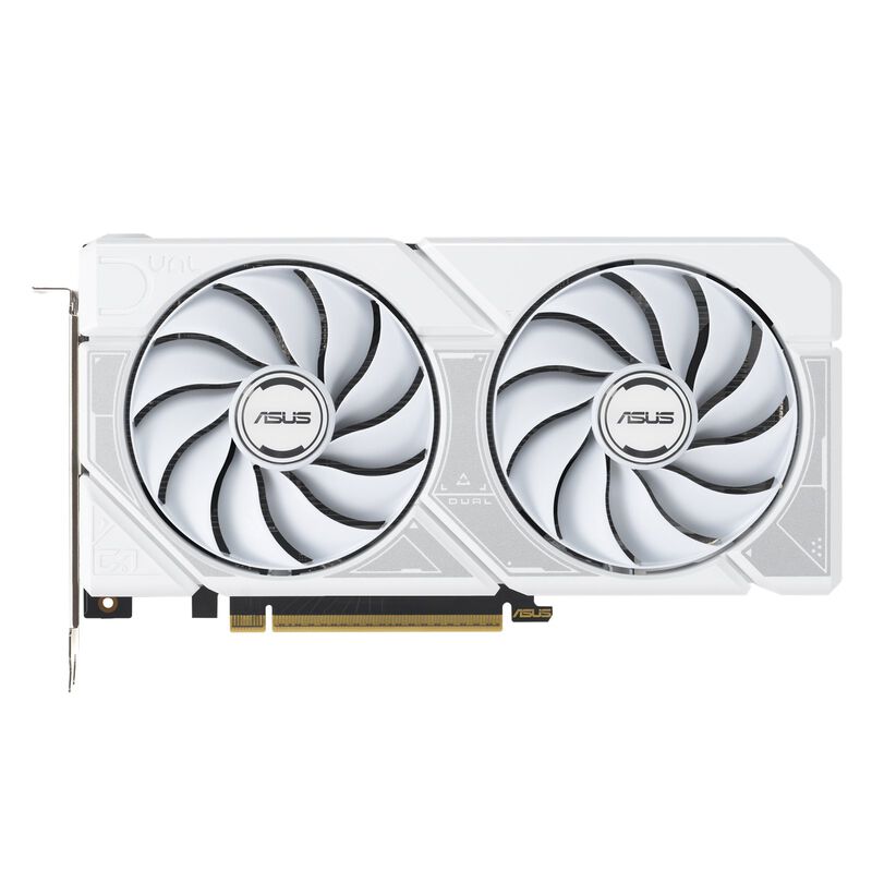 ASUS Dual RTX 5060 Ti White OC grafikkort bakside
