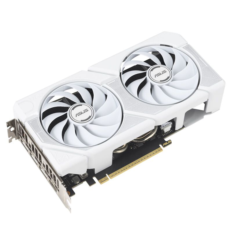 Montert ASUS Dual RTX 5060 Ti White OC grafikkort i PC