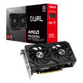 ASUS Dual RX 9060 XT grafikkort forfra