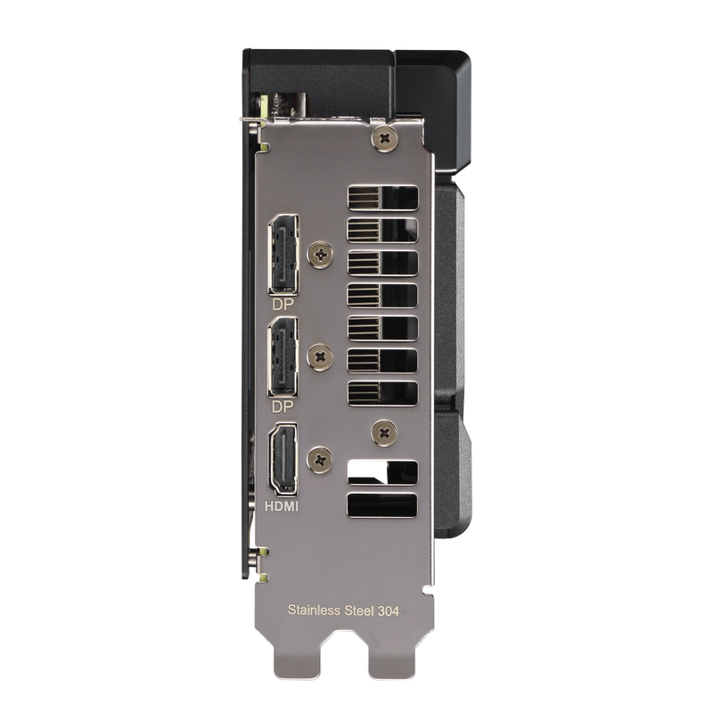 ASUS Dual RX 9060 XT grafikkort sideprofil